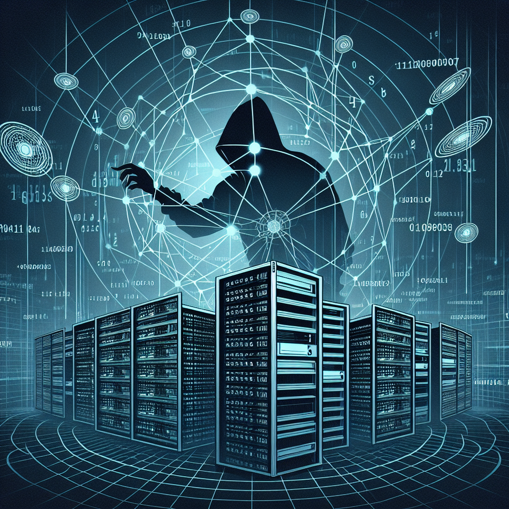 "Diagram illustrating common vulnerabilities in web servers exploited by hackers, including SQL injection, cross-site scripting, and insecure configurations."