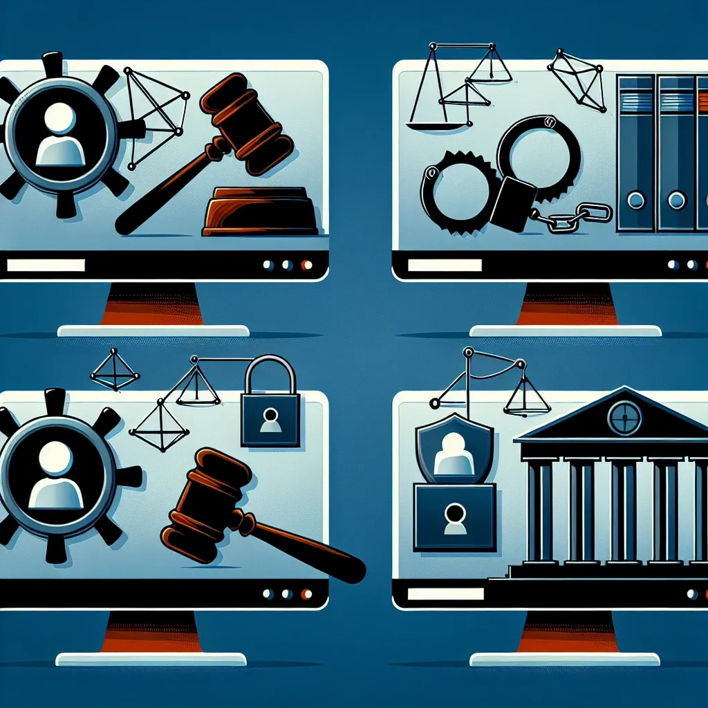 "Close-up of a computer screen showing a Google search bar with the text 'How to evade taxes,' symbolizing risky online searches that can lead to legal trouble."