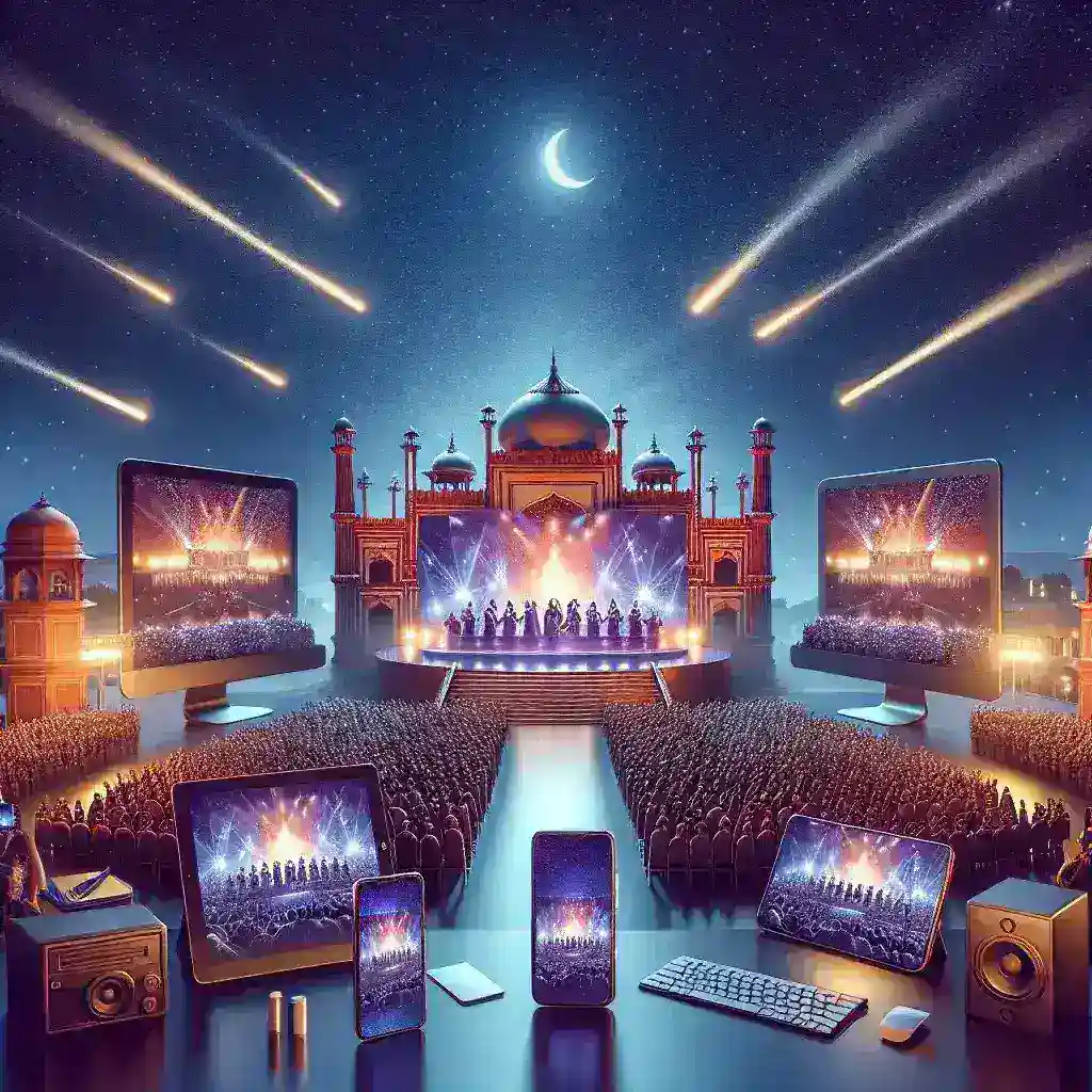 "2025 Grammy Awards live streaming banner featuring date, time, and platforms to watch in India"